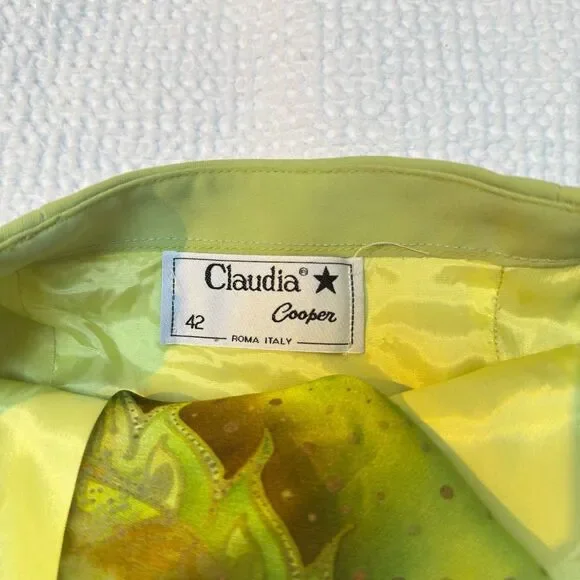 RARE Vintage Claudia Cooper Midi Dress - Sz XXS - Picture 2 of 8